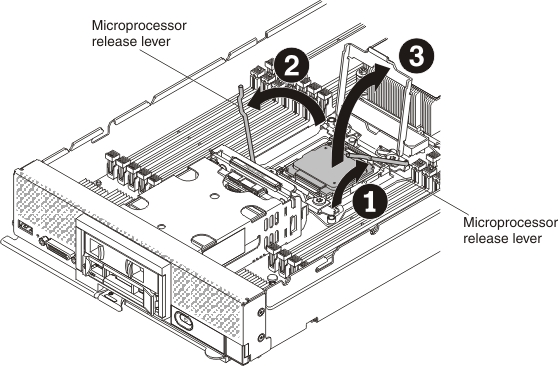 Graphic illustrating the microprocessor and retainer