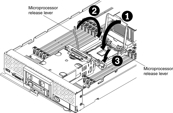 Graphic illustrating the microprocessor and retainer